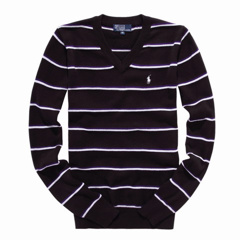 Pull Col en V Ralph Lauren Pas Cher Pour Homme